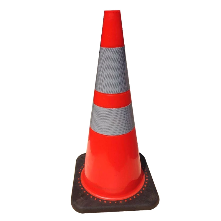 Good Price PVC Cone High Quality Traffic 90cm Heavy Duty Black Base