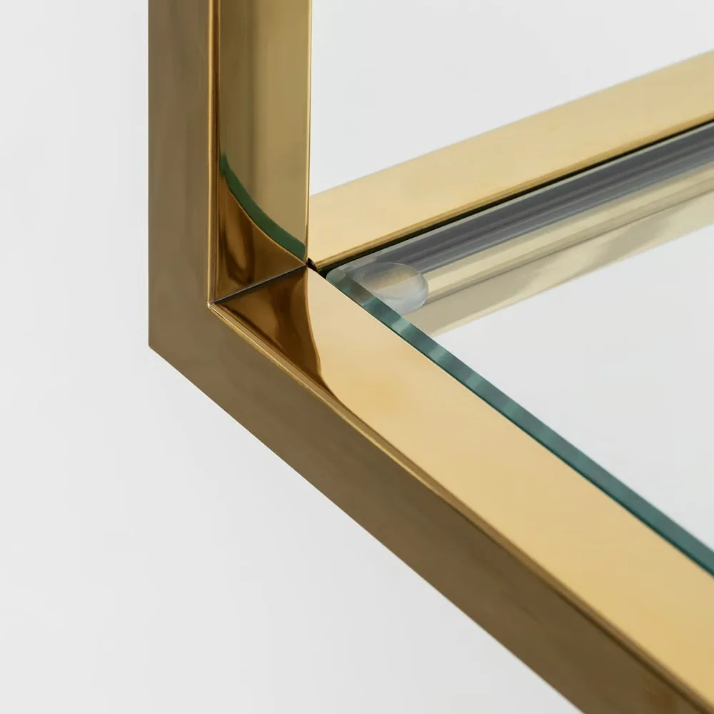 Metal glass hanging cabinet storage shelf wall mounted display wash bathroom living room furniture