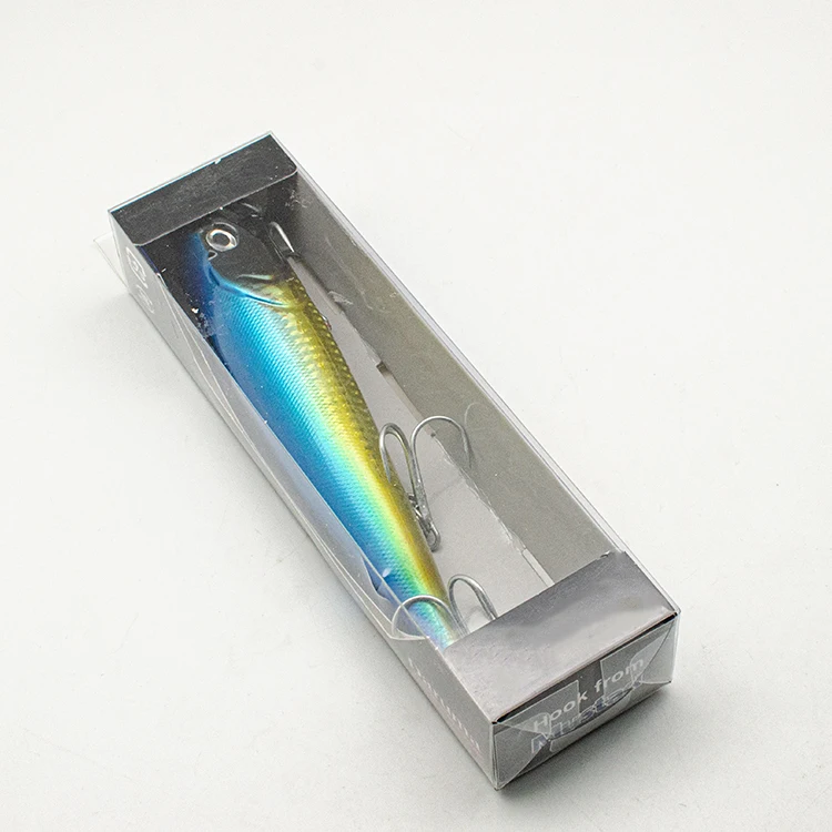 170mm 100g High Quality PVC Bulk Blue White Red Large Sinking Artificial Hard Baits Popper Fishing Lures