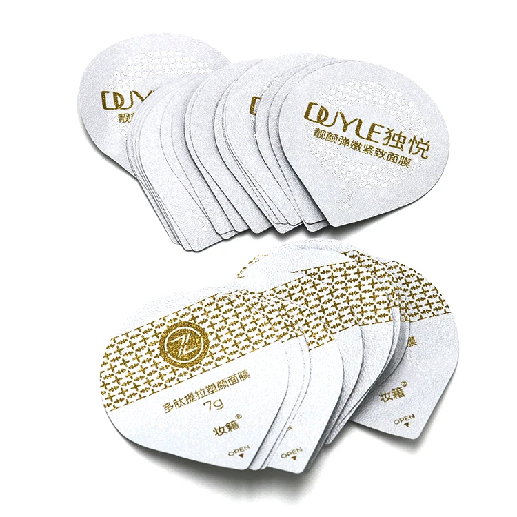 Heat seal die cut piece aluminium foil lids for packing