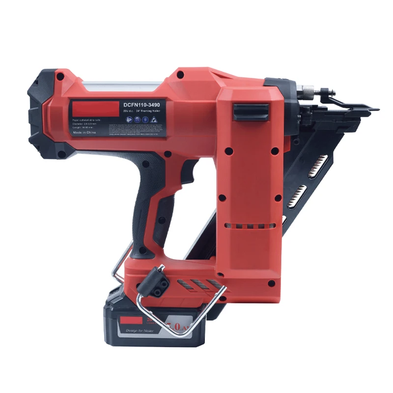 LEIHUAN  DCFN3490 pure electric lithium battery steel nail gun is suitable for wooden boards