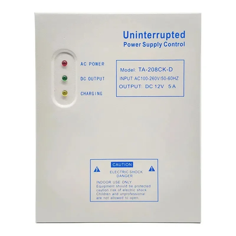 Постоянный ток 240 В до в, контроль доступа, бесперебойный источник питания со светодиодом, 12 В постоянного тока, 5 А, источник питания UPS, резервный источник питания
