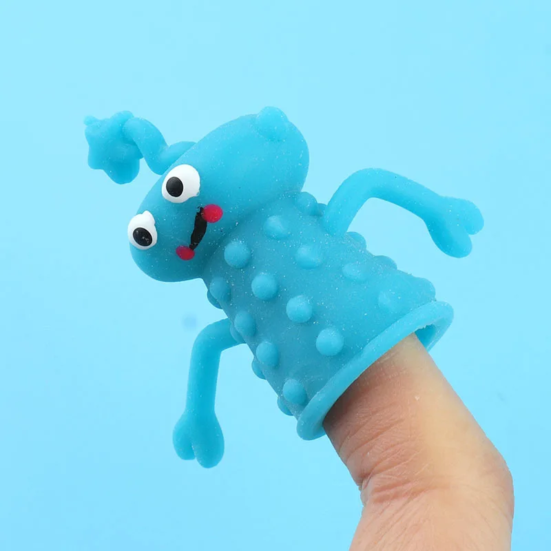 Хит продаж 2021, Забавные Мини-куклы-монстры на палец для Хэллоуина, игрушки для детей и взрослых