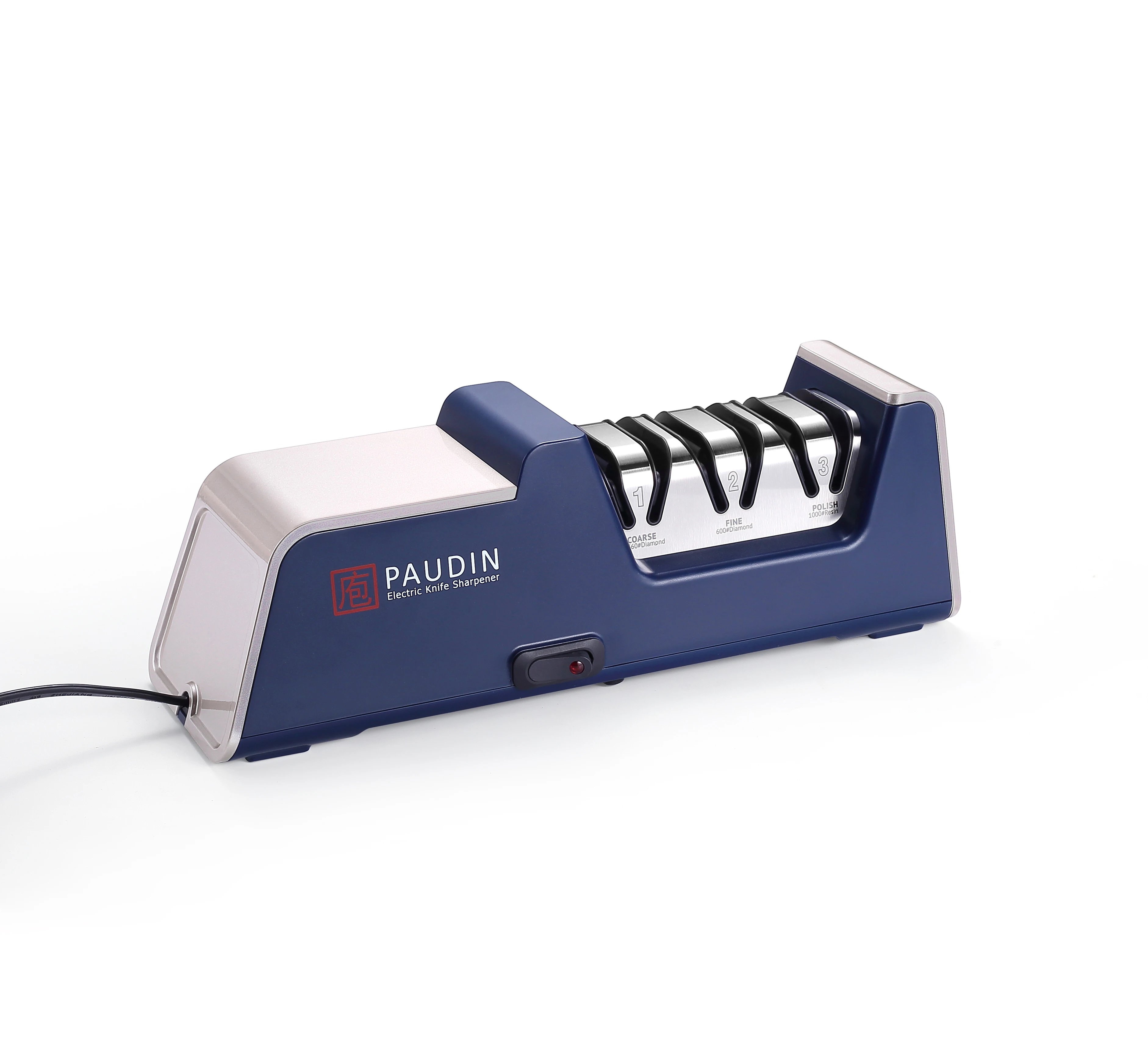 Professional Angle 3 in 1 Safety Professional Motorized Kitchen Tool Electric Knife Sharpener Steel Coarse Fine Knife Sharpener