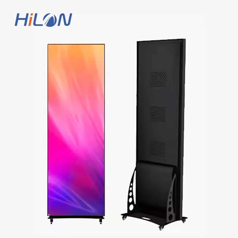 2024 новый дизайн полноцветный HD P1.86 P2 P2.5 P3 P1.25 светодиодный цифровой плакат стенд экран дисплей Крытый открытый