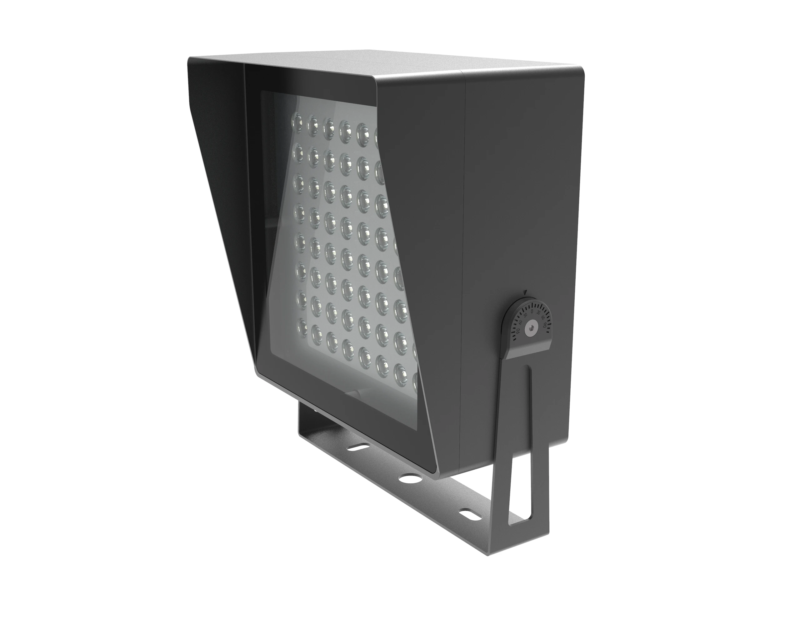 QIXIANG Square LED Flood Light with COB, Adjustable Angle, IP66 20W 30W 50W 80W 100W