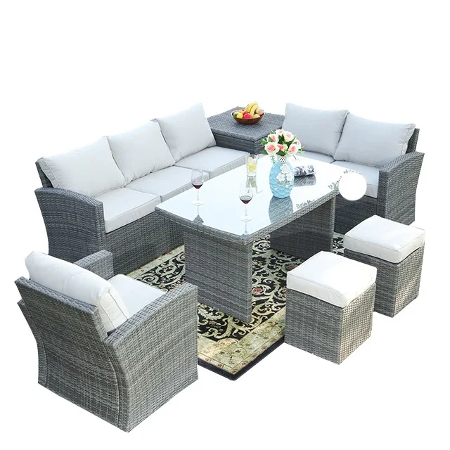Hand-made Living Room Sofa Luxury Rattan Indoor