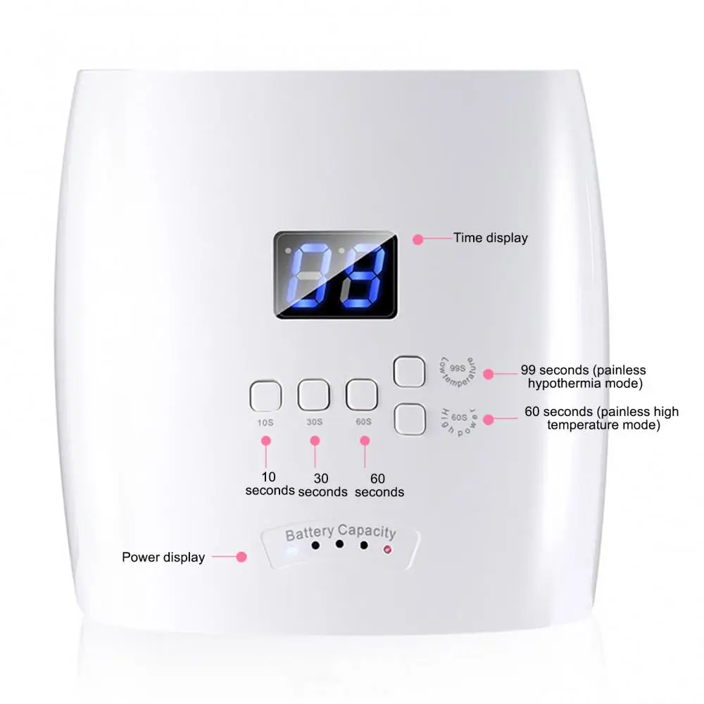 Wholesale Cordless Rechargeable UV Nail Lamp S10 For Gel Portable Wireless LED Nail Dryer Professional Fast Charger Curing Lamp