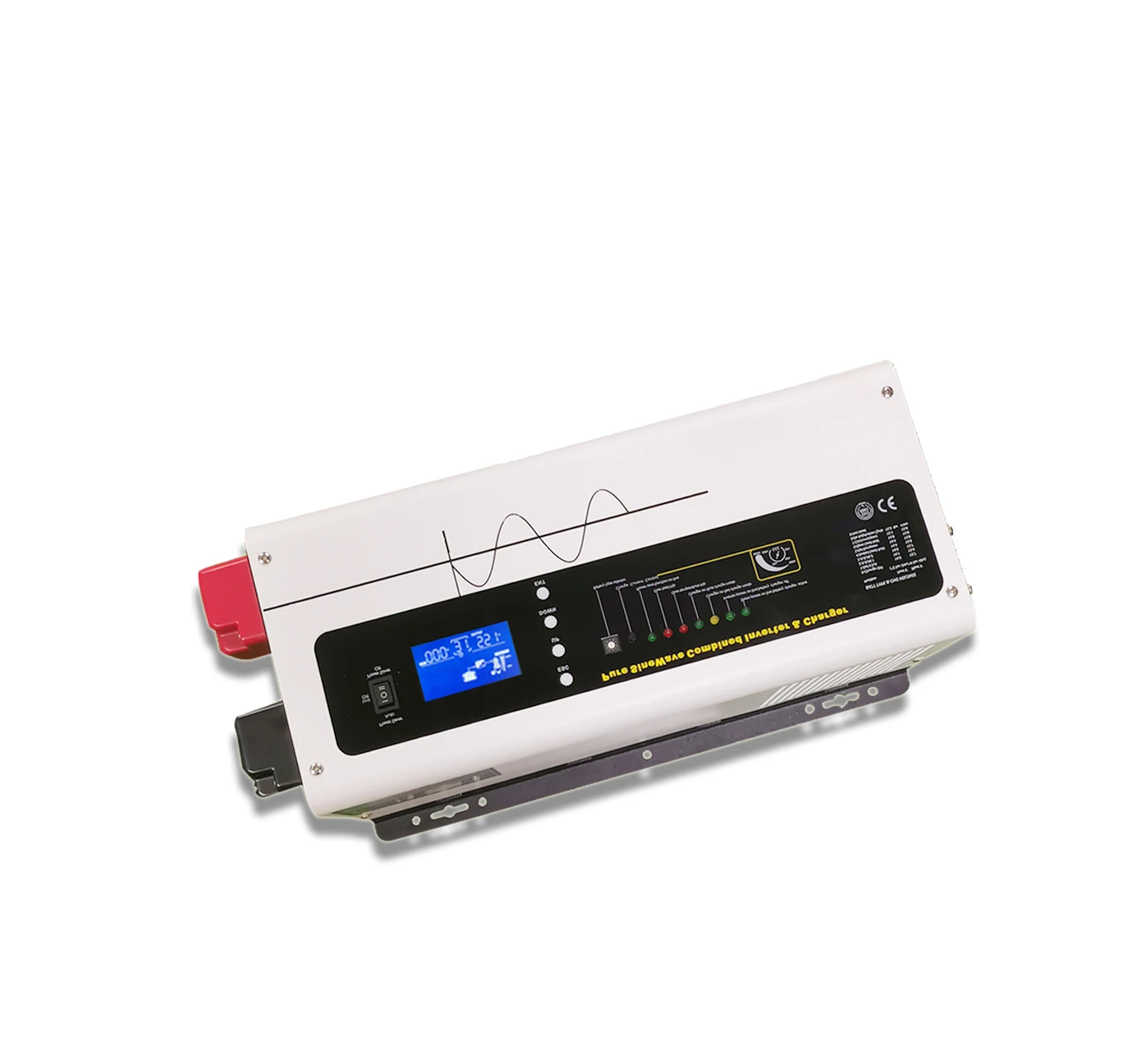 HC Lower frequency pure sine wave inverter HC 2000w 12V / 24VDC/48V   110V/230VAC230VAC off grid with  LED display