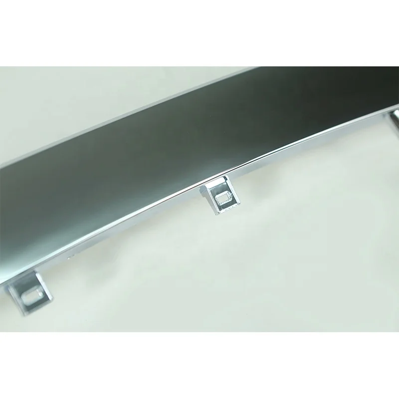 Solid Car Front Bumper Upper Chrome Grille Front Upper Grille Trim  1065233-00-D FOR  Tesla MODEL S