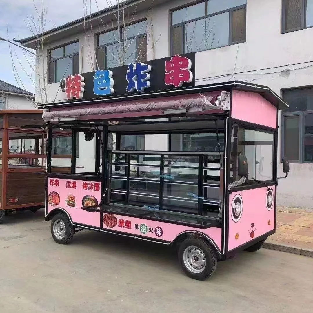 Best Price Mobile Coffee Burger Truck Electric Dining CarFrench Pastry Fast Food Bus Dining Car Kitchen Equipment Complete