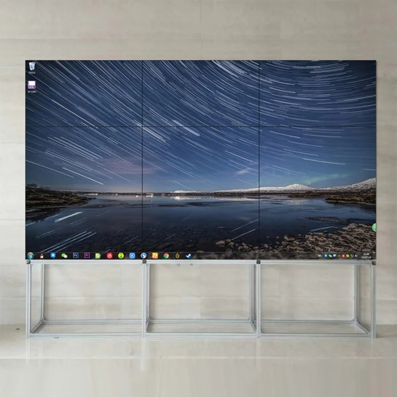 IDB Brand 65 Inch 4K UHD DID Display Ultra Narrow Bezel 2x2 Screen Advertising Player Digital Signage Displayer 3x3 LCD Video Wa
