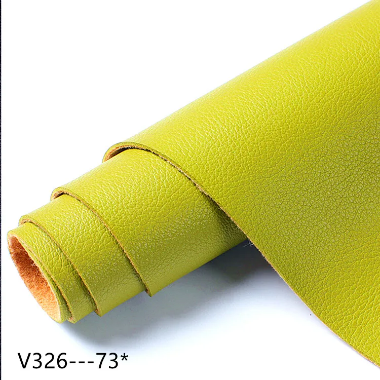 V326 Cuero PVC faux Scratch-resistant Litchi Semi PU Custom Synthetic Leather textiles products for shoes bags sofa chair