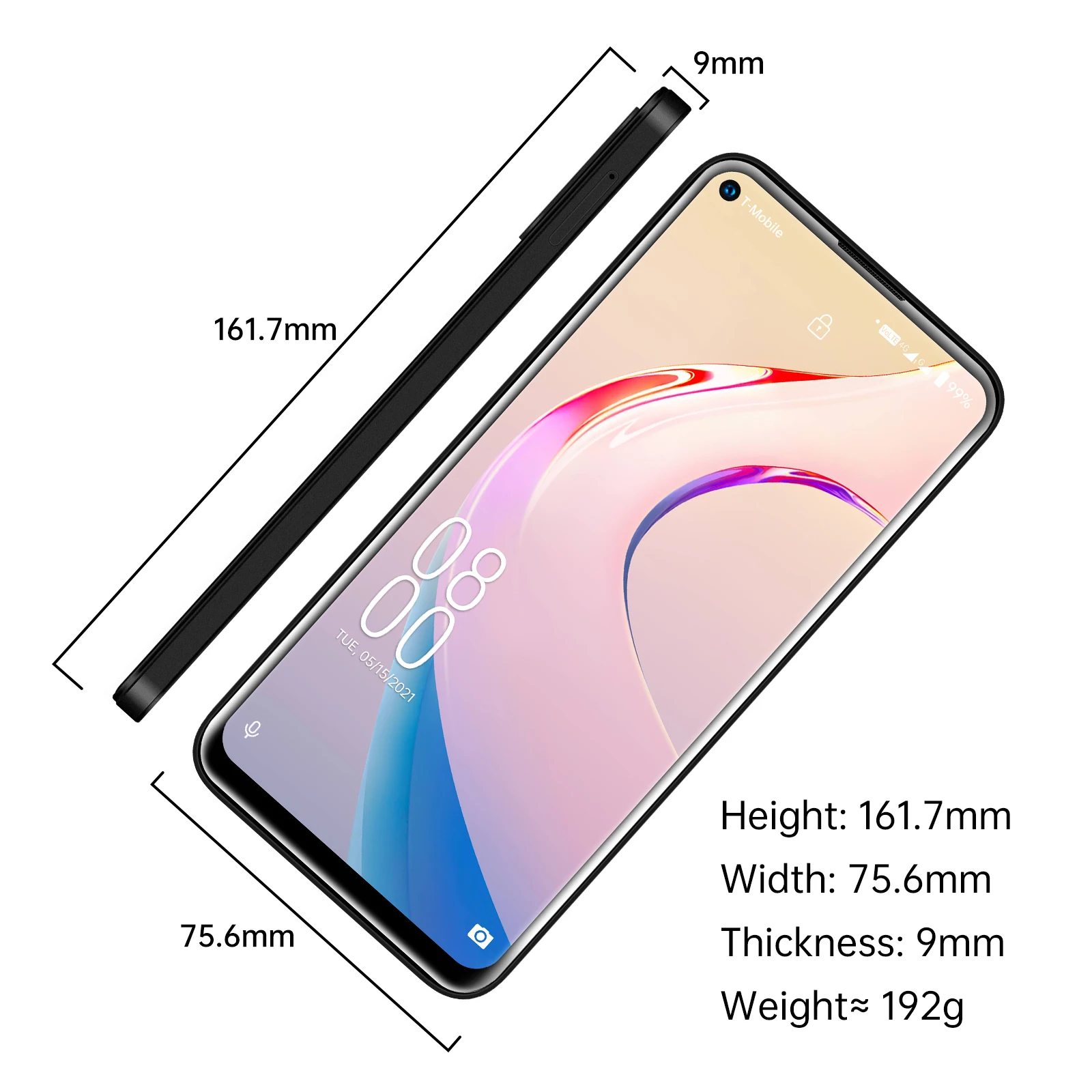 4G+64G 6.39-inch large screen Oukitel C21PRO 4G phone 4000mAh octa-core Android 11.0 fingerprint unlock 4G dual-SIM mobile phone