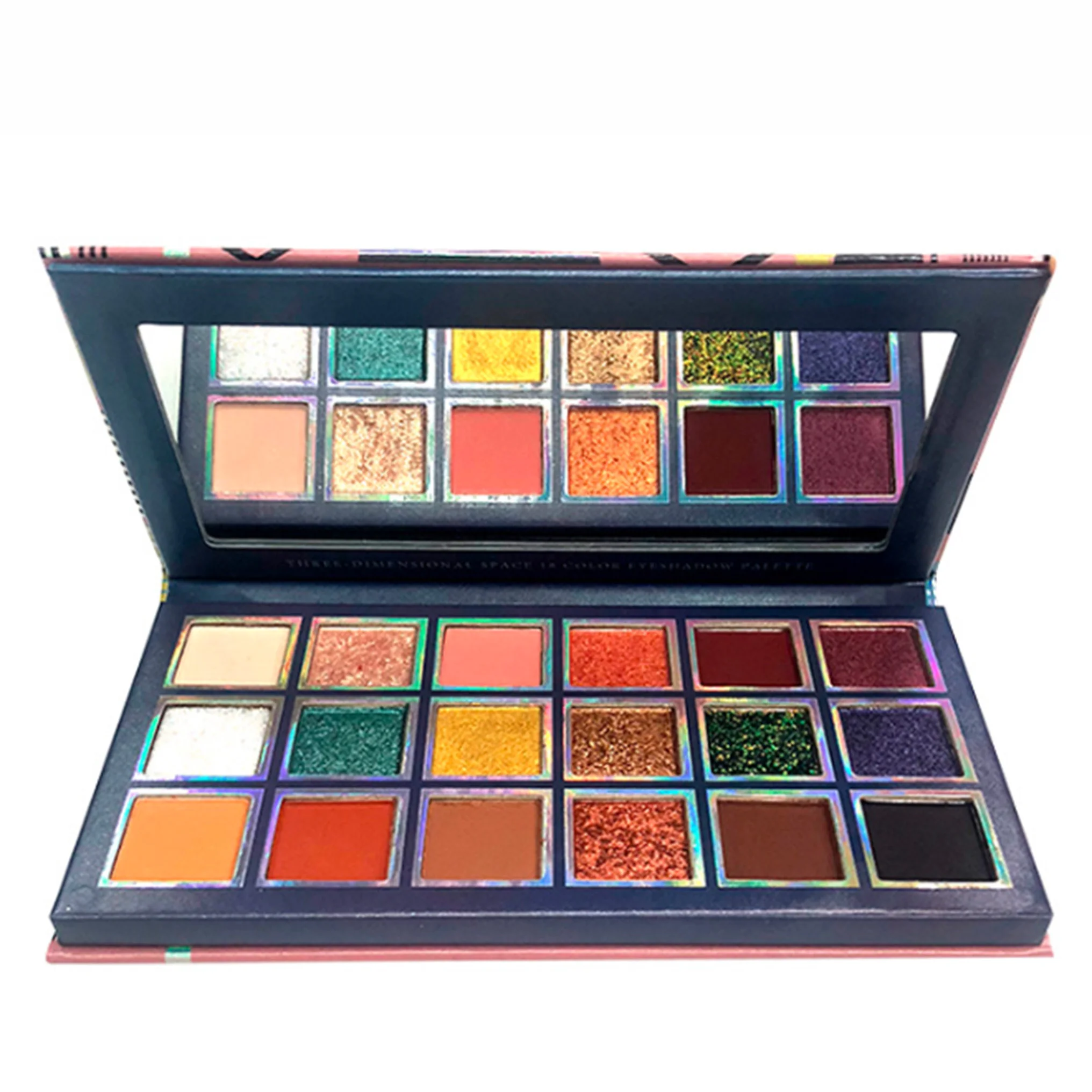 
18 colors Private Label high pigment Eyeshadow pan Eyeshadow Makeup Cosmetic Pressed Eyeshadow pans custom your own brand 