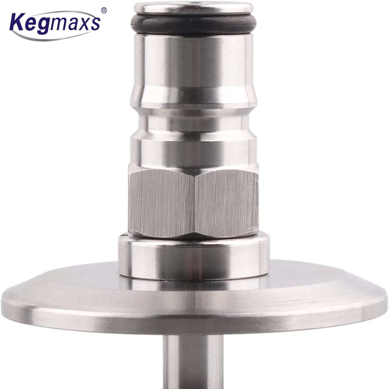 Kegmaxs 1.5in Liquid Lock Post Adapter Tri Clamp to Ball Connector Homebrew Beer conry keg Beer Brewer Fitting Brewing Accessory