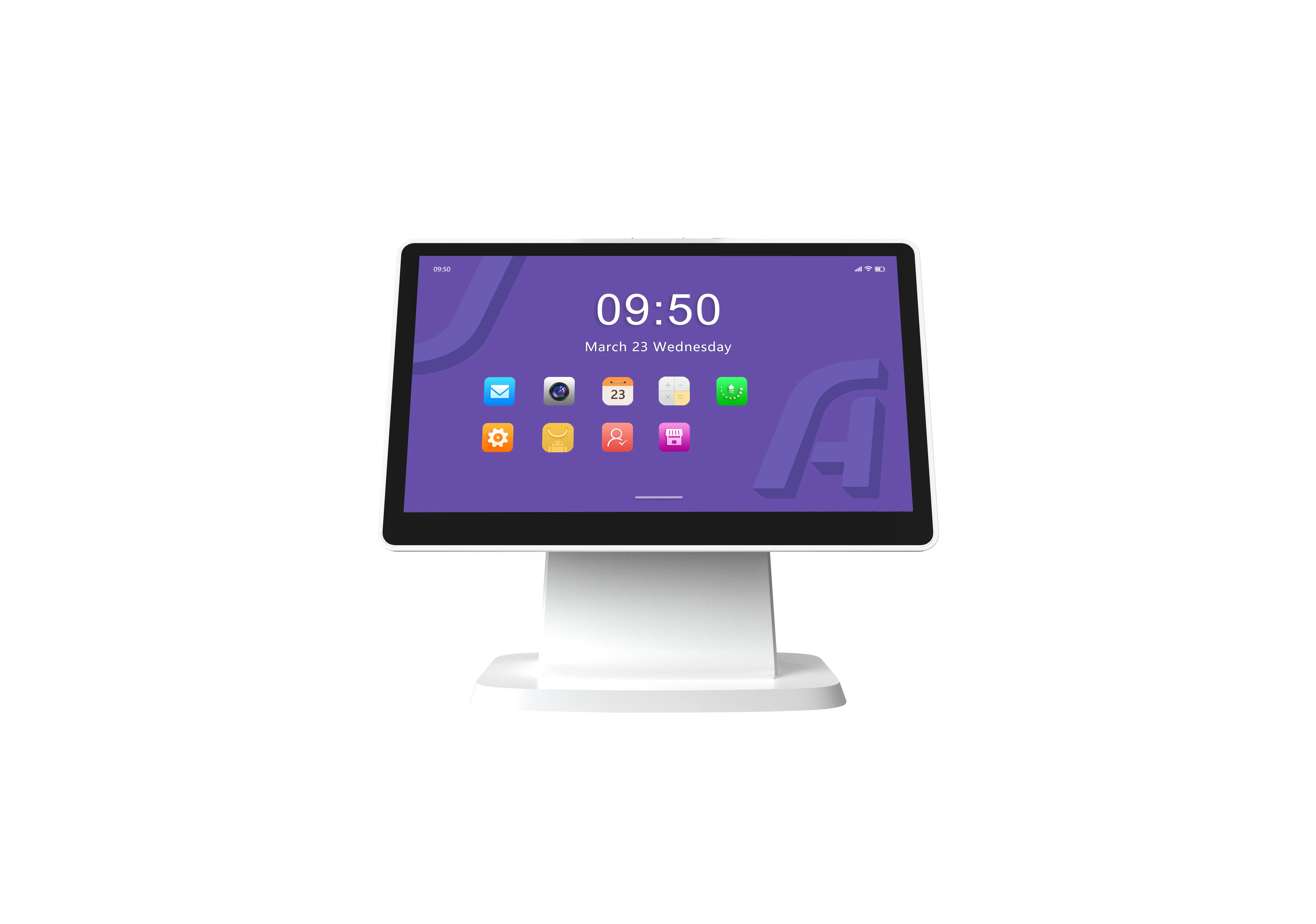 Point of Sale Dual Screen Windows10 True Flat Touch Screen Desktop Pos Grocery Cash Register