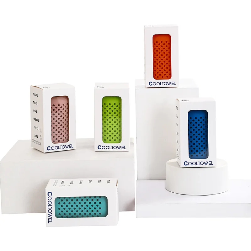 custom Gift Box Summer Cooling Cool Sports Yoga Fitness Ice Towels Quick Dry Microfiber Gym Towel For Gym