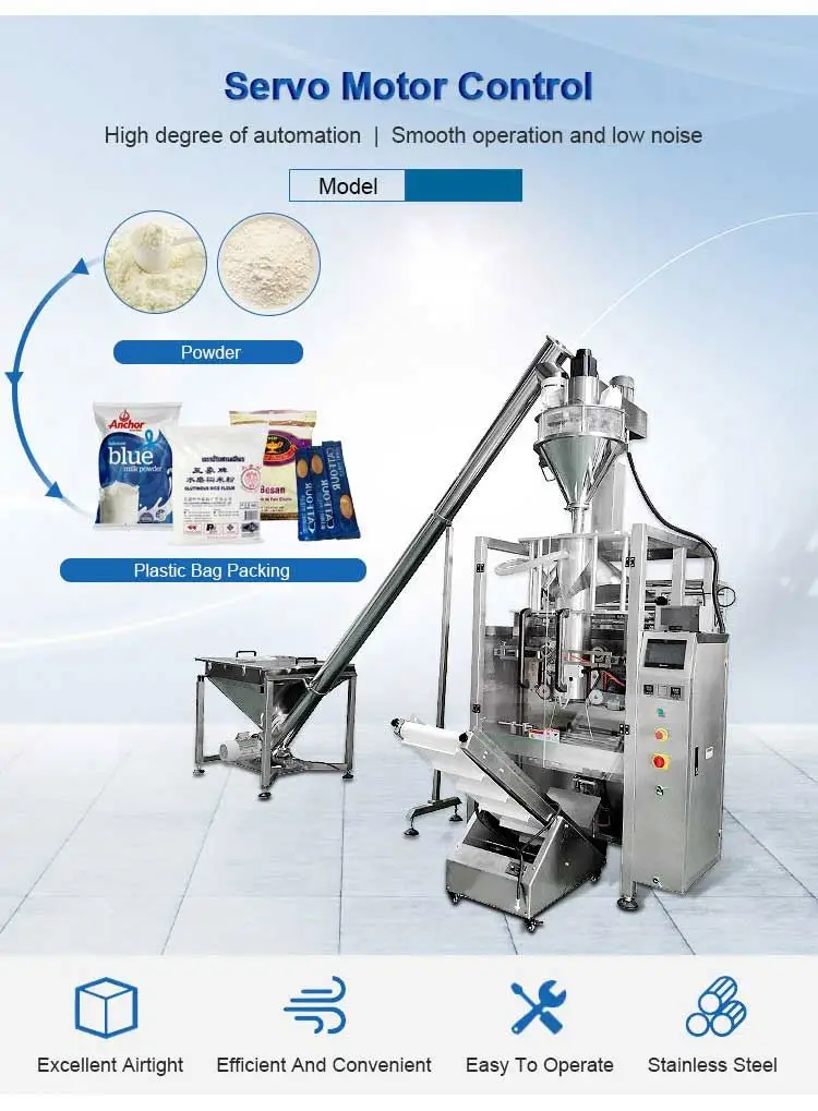 Multi-function vacuum fully automatic packing machine for milk powder, 5 kg flour