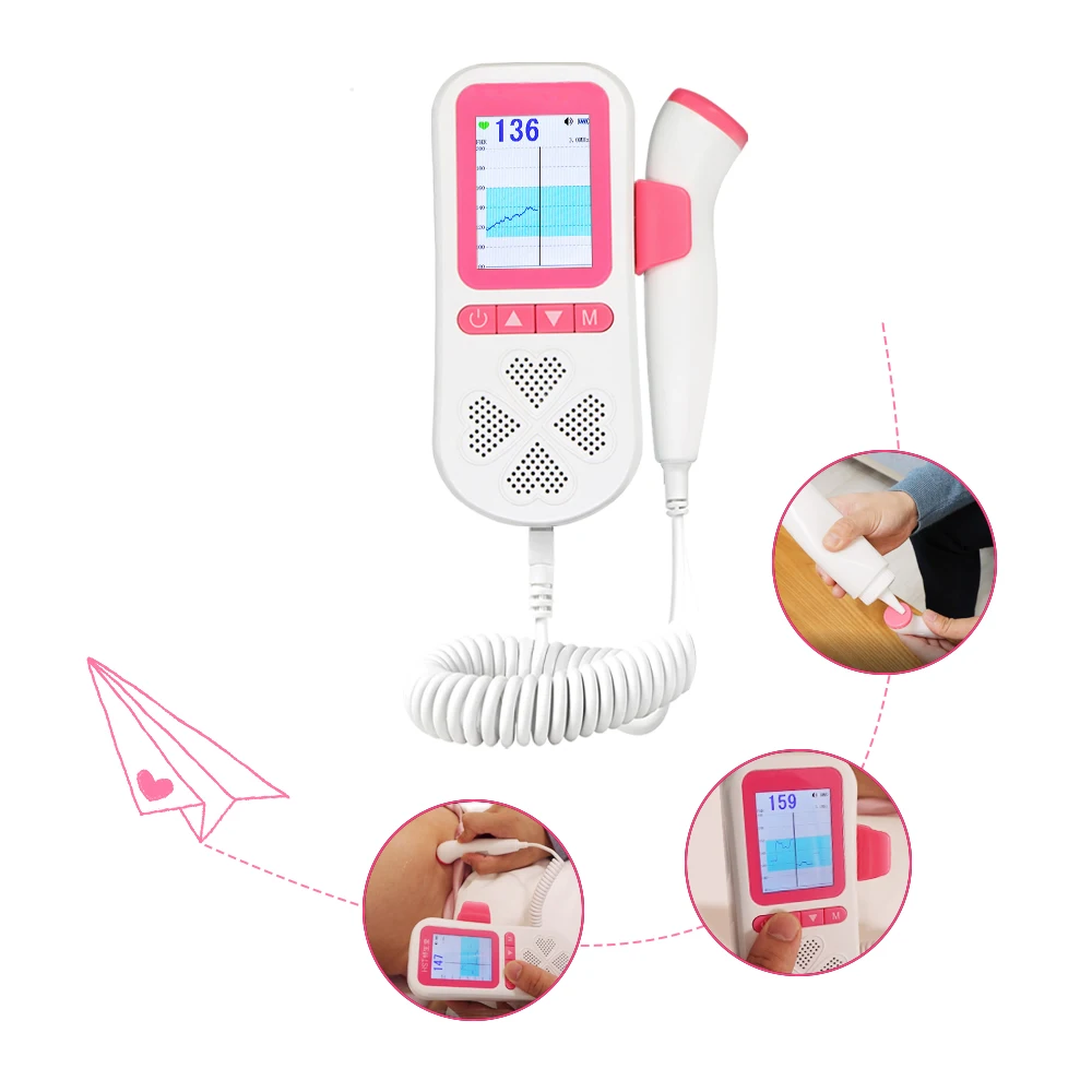 Chinese manufacturer fetal fetus doppler handheld fetal doppler ultrasound machine