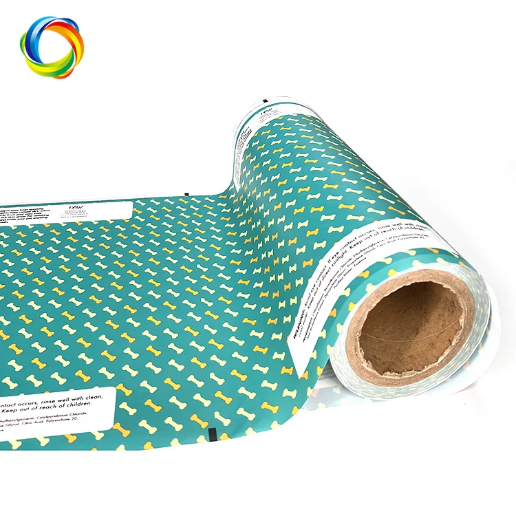 New Best Price Printed PET PE Laminated Animals Dog Cat Pet Wet Wipes Plastic Packaging Film In Roll