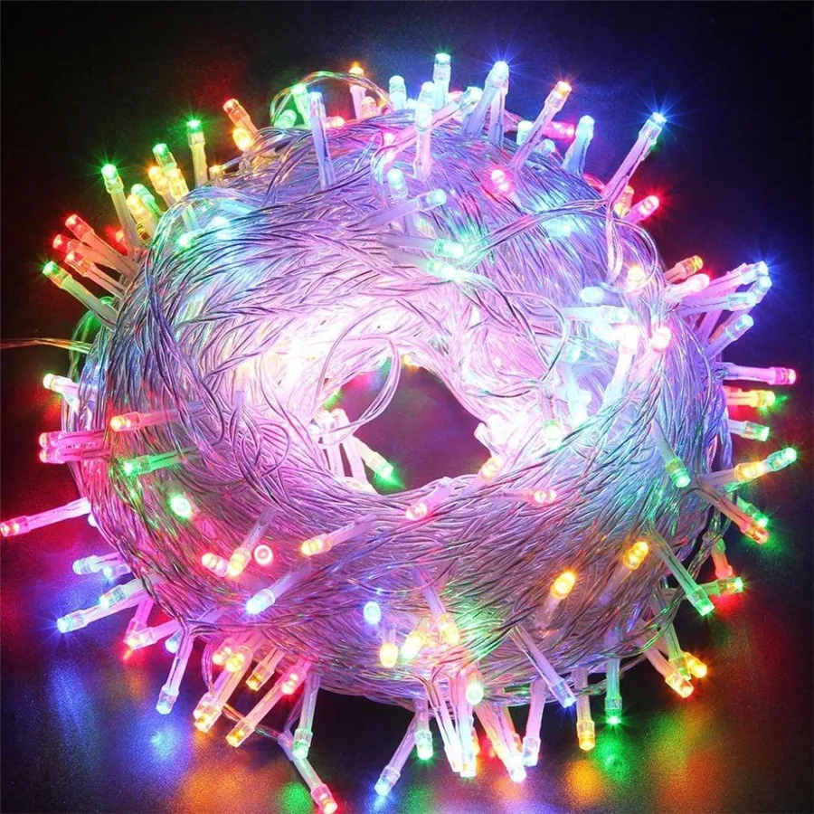 Holiday Led Christmas Lights 100M 50M 30M 20M 10M LED String Lights Decoration For Party Wedding Tree Garland