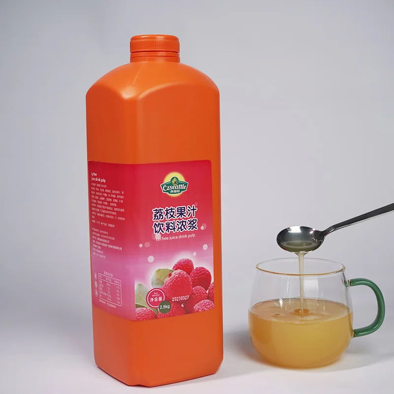 Czseattle Lychee фруктовый сок сироп Концентрированный Фруктовый Сок ароматизированный напиток и для магазина молочного чая