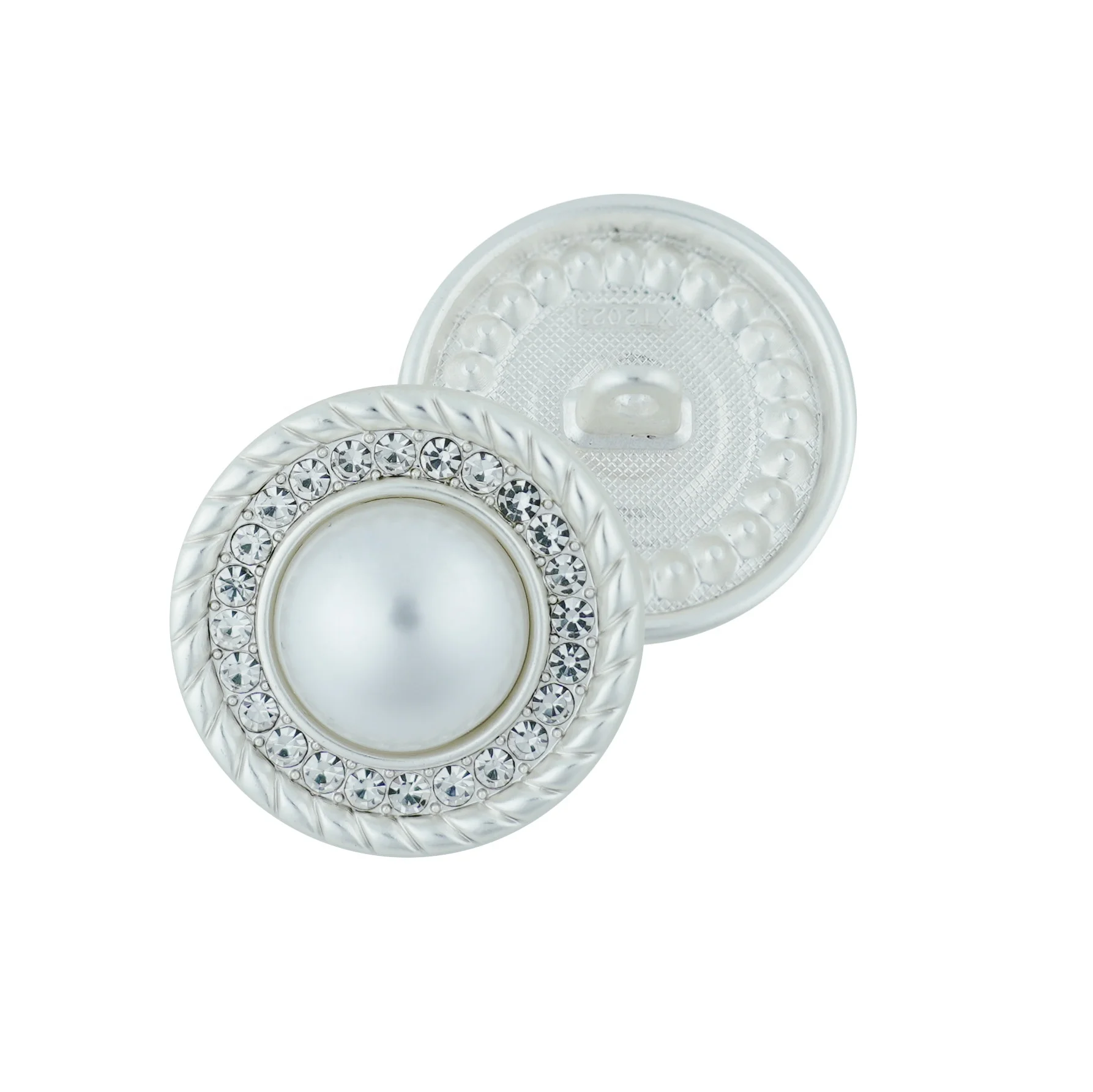 Jinyi Button Manufacturer Custom Brand Logo Design Pearl Button Shank Button for Garment
