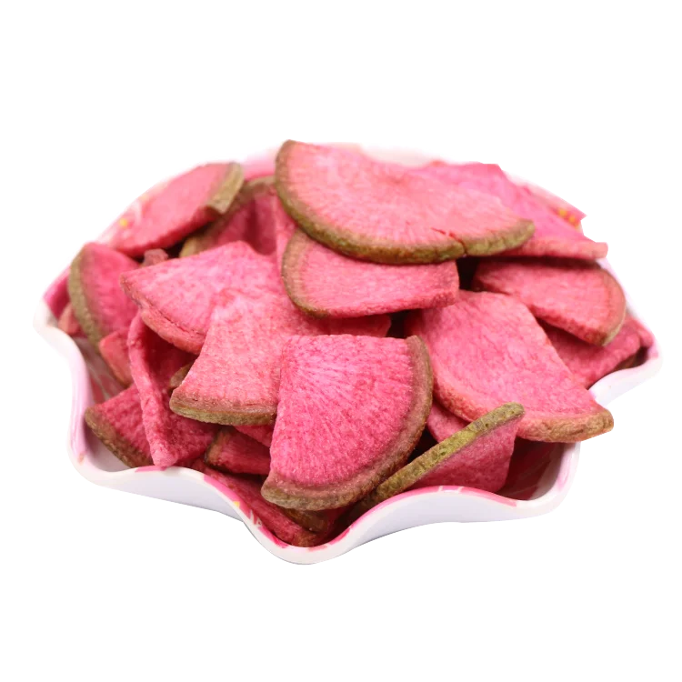 Wholesale Export Healthy Snacks  VF vacuum fried  Vegetable Red Radish Crispy