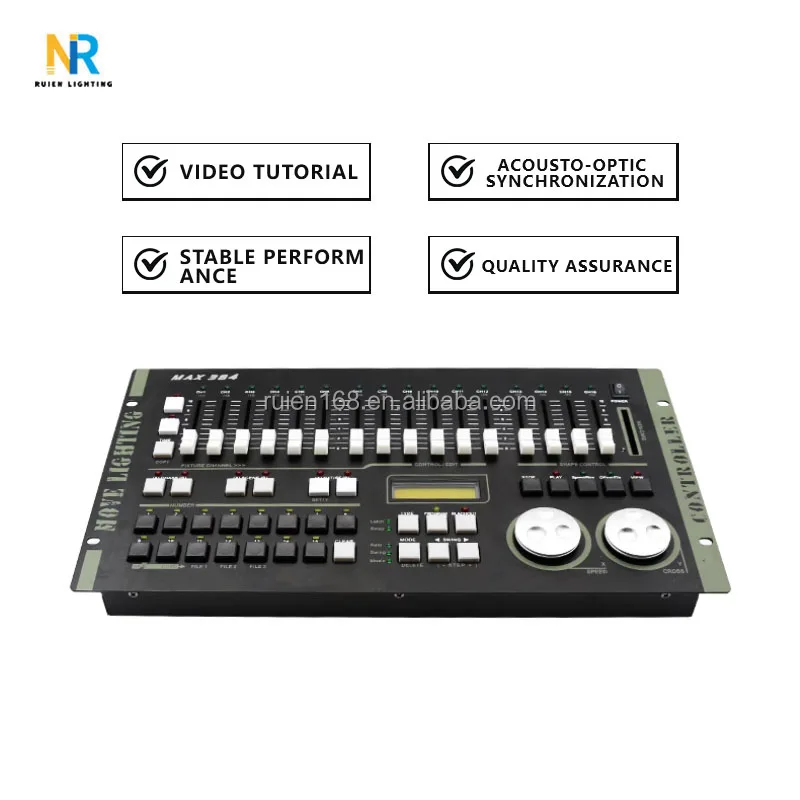Фабрика хорошего качества 384 Dmx 512 контроллер светодиодного затемнения консоли сценического освещения