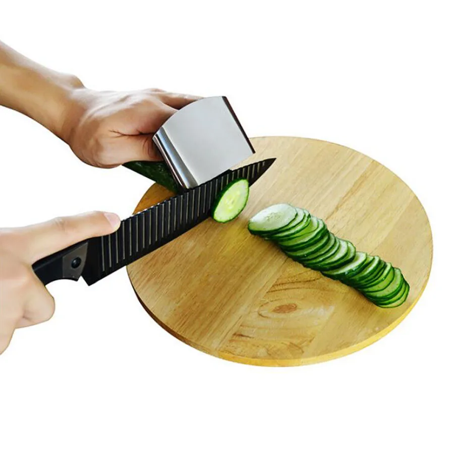 Creative Hot Selling Stainless Steel Knives Guard Finger Protector For Cutting