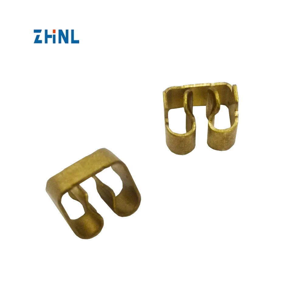 Euro EU electric adaptor PCB socket accessories power strip high precision electric socket brass stamping part euro power strip