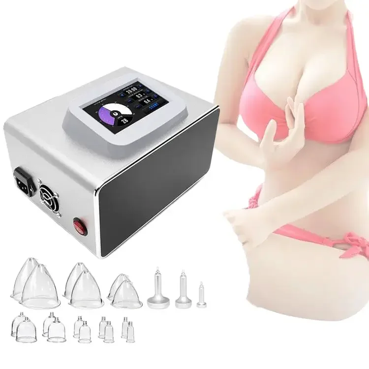 Multifunction 80k Cavitation Rf Liposuct Body Slimming Vacuum Suction Cup Therapy 150ml Breast Enlargement Butt Lifting Machi