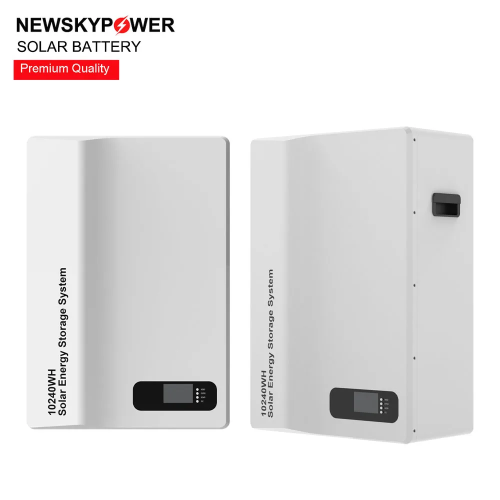 Pure Sine Wave Off Grid Hybrid Solar Battery With MPPT Energy Storage System 5KWh 10KWh 100ah For Home Wall Mounted