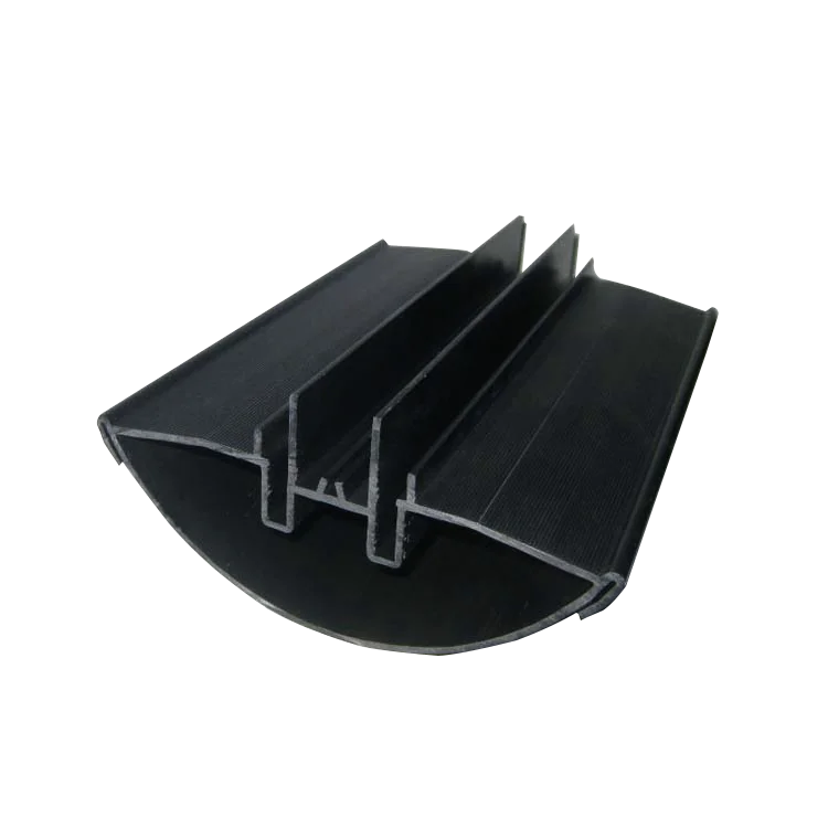 White PVC Rigid Extrusion Profiles Foam PVC Fillet Edging Chamfer Strip