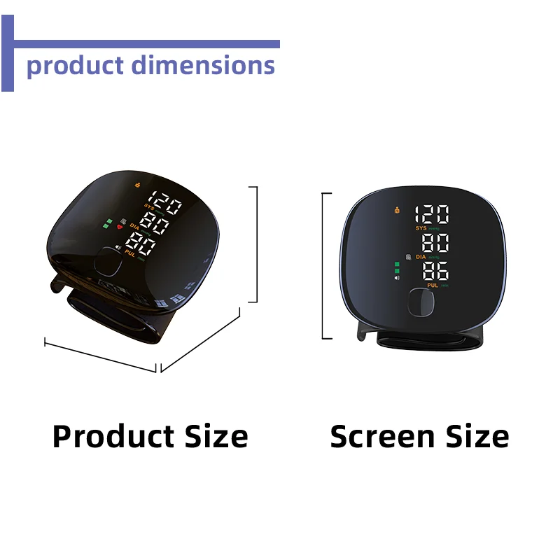 Axd Care Low Price Durable Wrist Blood Pressure Monitor Private Label Bp Watch For High Blood Pressure Monitor