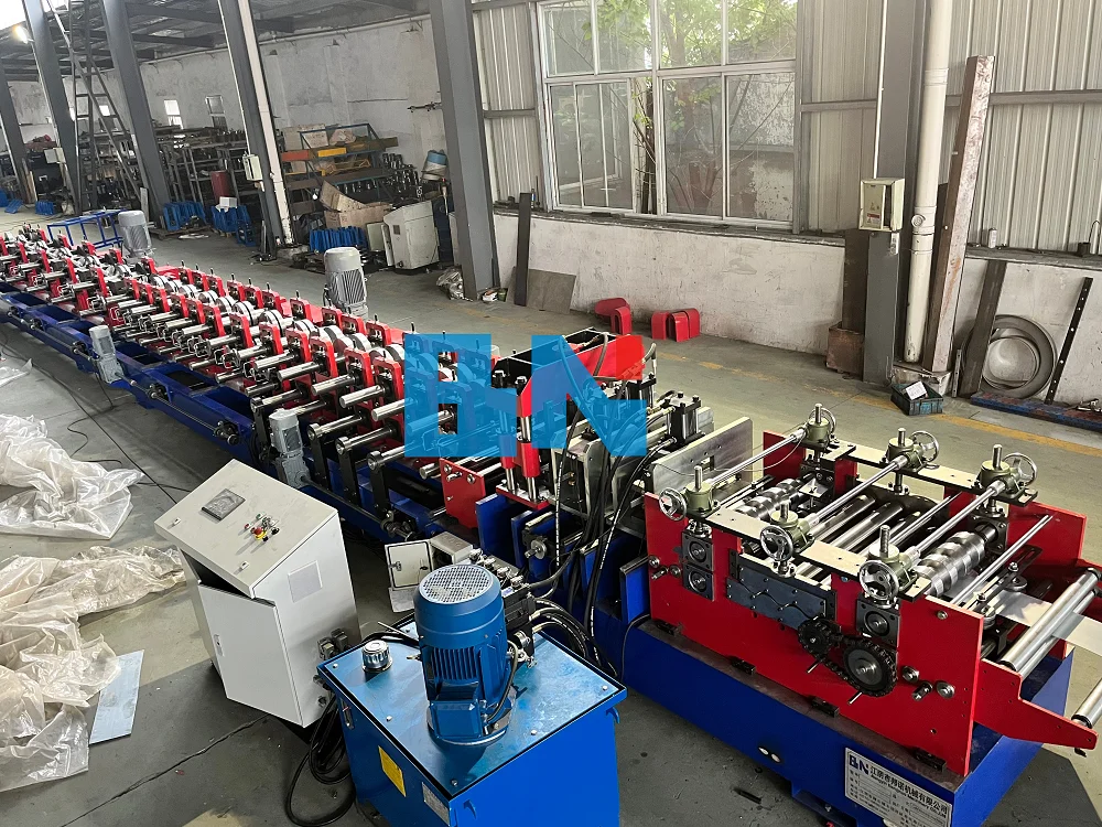 Highspeed Precut C Z 100 Purlin Making Roll Forming Machine for Automatic Interchangeable CZ Steel Fast