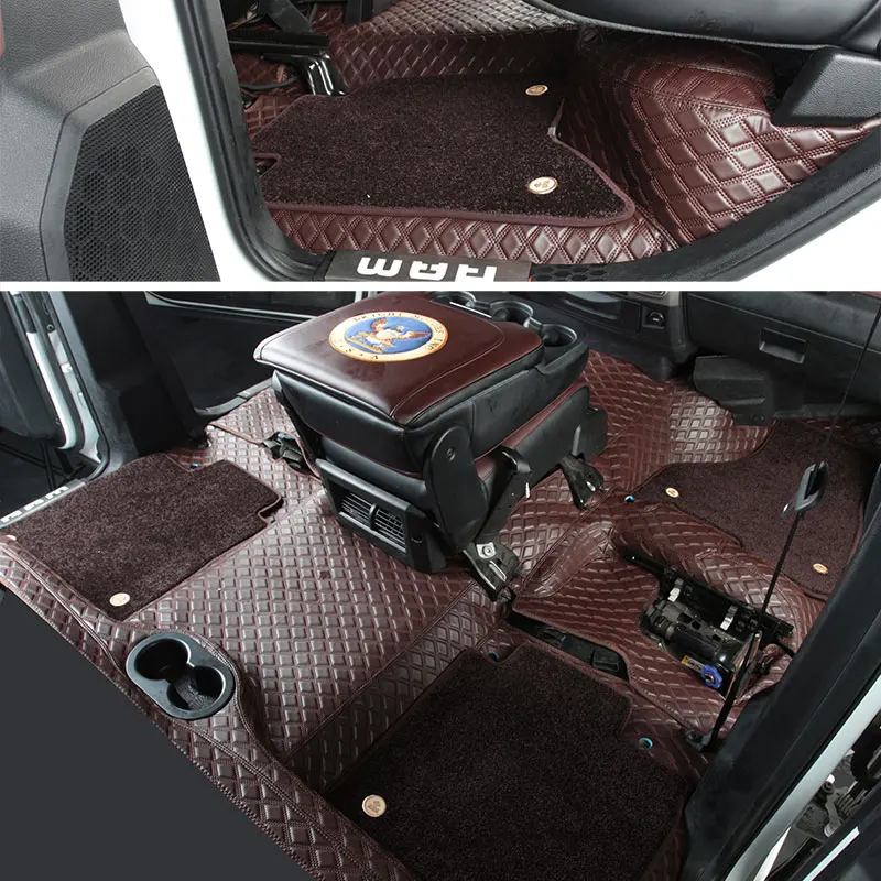 Customized 360 soft bag with full coverage genuine leather car pickup pad suitable for Dodge Ram 2014-2024