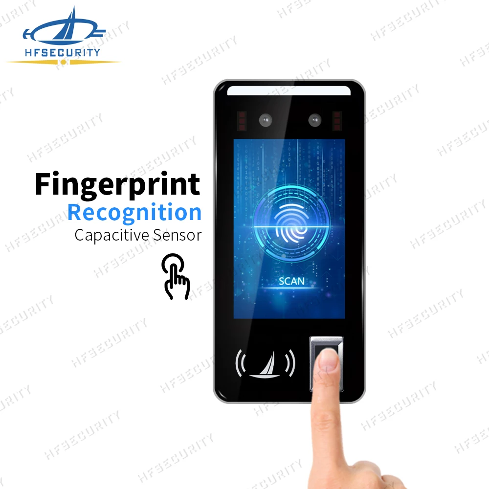 HFSecurity FR05 New arrival Biometric Android Industrial Tablet Fingerprint Scanner Machine Cheap Finger Time Attendance Machine