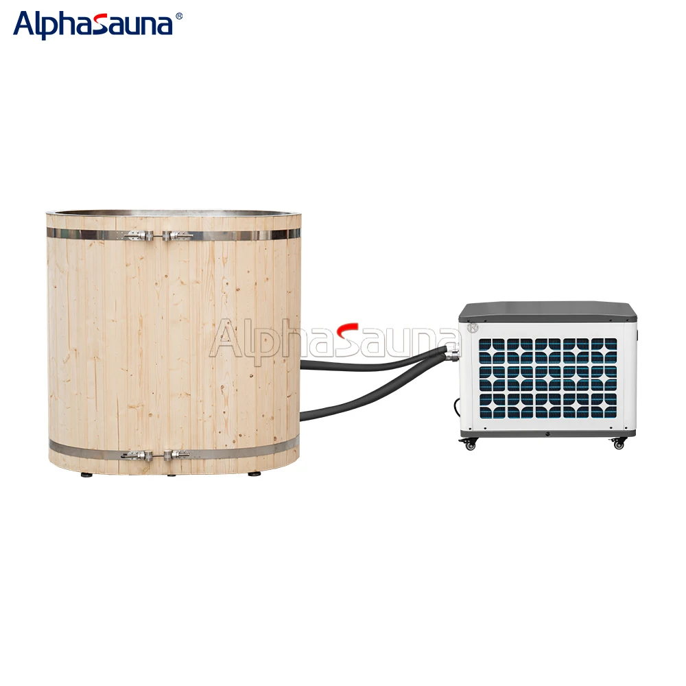 Customization Ice Relaxing Wooden Ice Bath And Chiller Insulated Ice Bath Tupe Optional