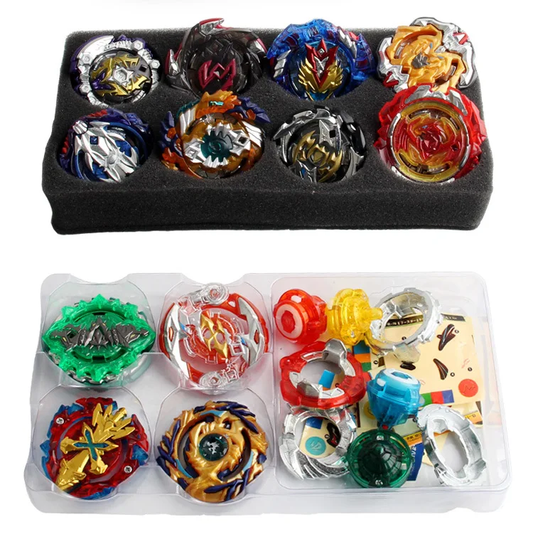 Burst gyro Tool box set alloy assembled gyro toy