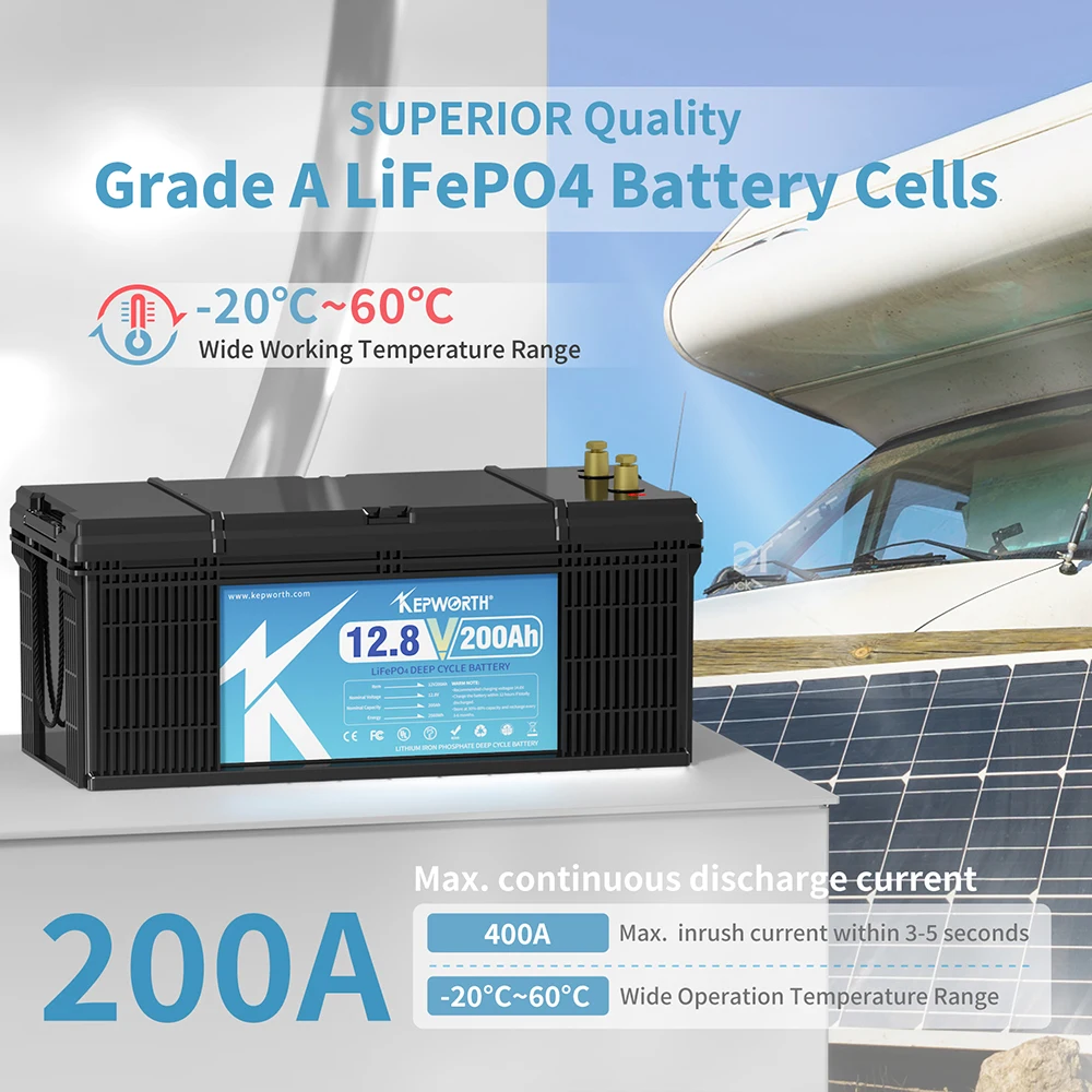 Lifepo4 12V 100Ah 200Ah 300Ah 400Ah Battery Case Lithium 12.8V Lifepo4 Battery Solar Energy Storage Battery Pack
