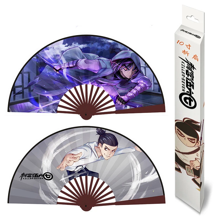 
2021 Promotion Custom Printed Logo Personalized Wedding Favors Gifts Bamboo Paper Folding Hand Fan 