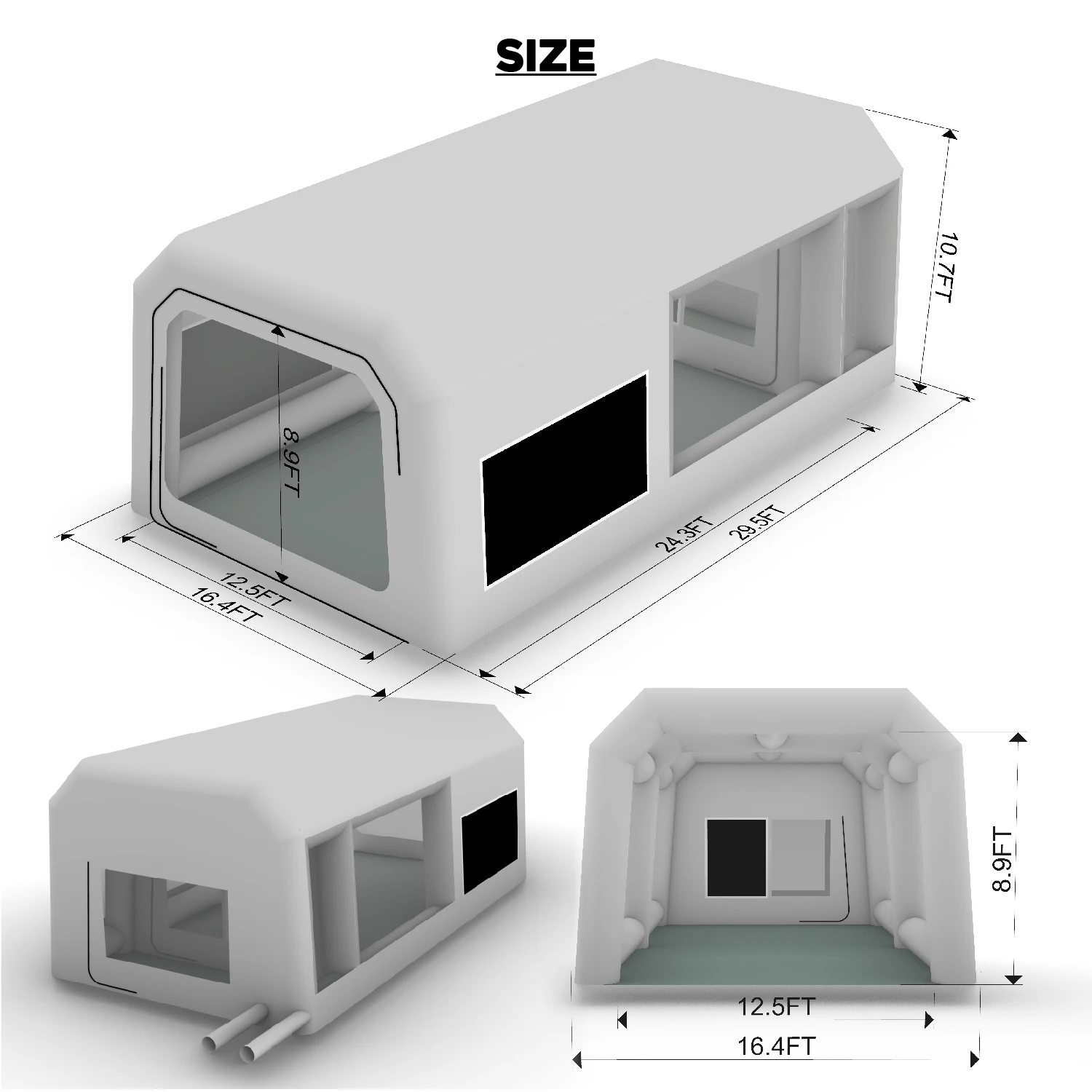 OZIS, наружная дешевая надувная кабина для распыления краски, надувные кабины для распыления краски