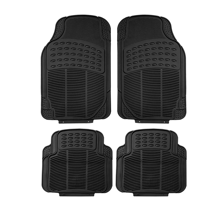 Factory Wholesale PVC Anti-slip Automotive Floor Mats Black Car Mats