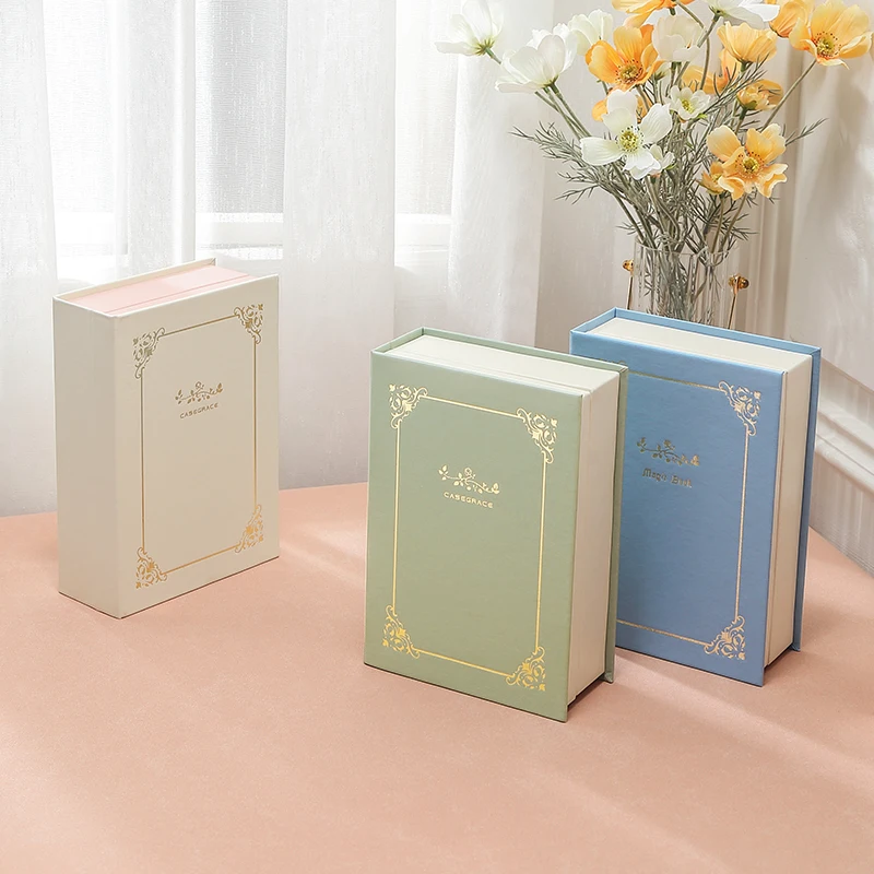 Wholesale Custom Logo Book Shaped Rectangular Jewelry Safe Box Organizer PU Leather Jewellery Necklace Ring Bracelet Gift Case
