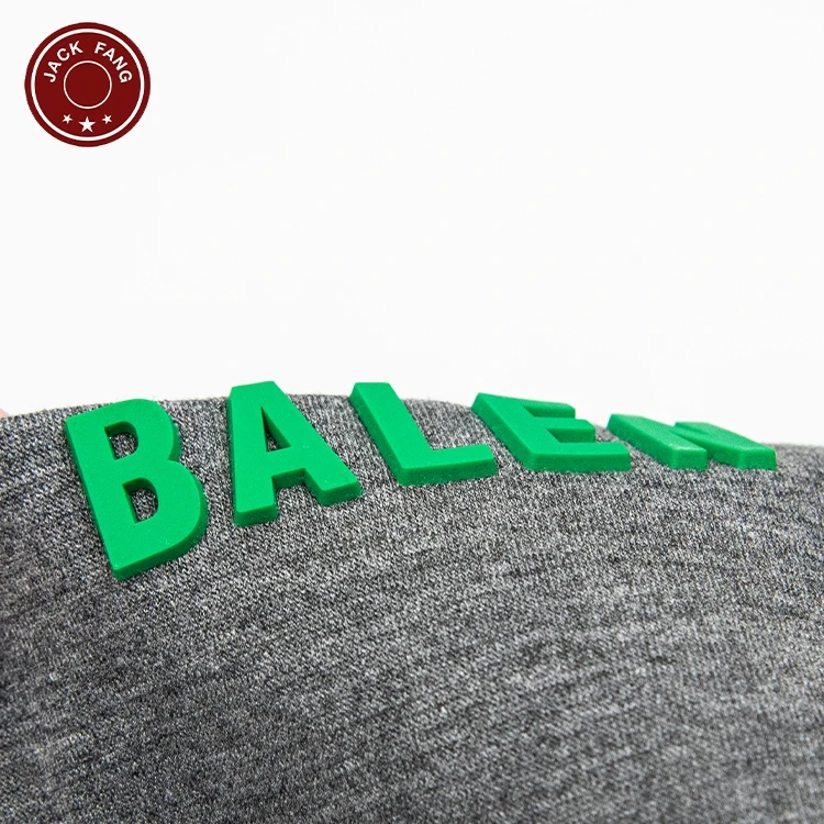 Изготовленный На Заказ 3d-логотип бренда, 3D резиновая силиконовая вдохновляющая футболка, виниловая печать, тепловая печать