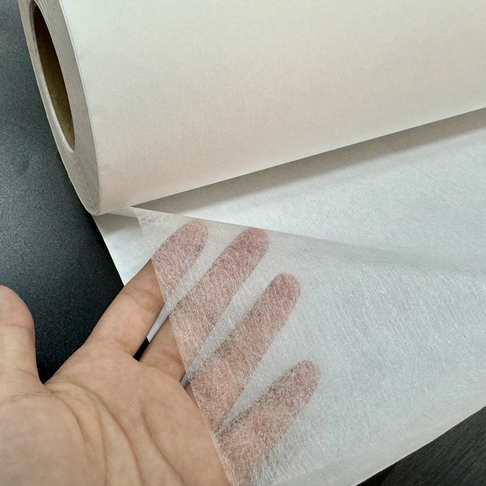 Good Quality 23Gsm Transparent Pa Hot Melt Adhesive Webbing With Release Paper