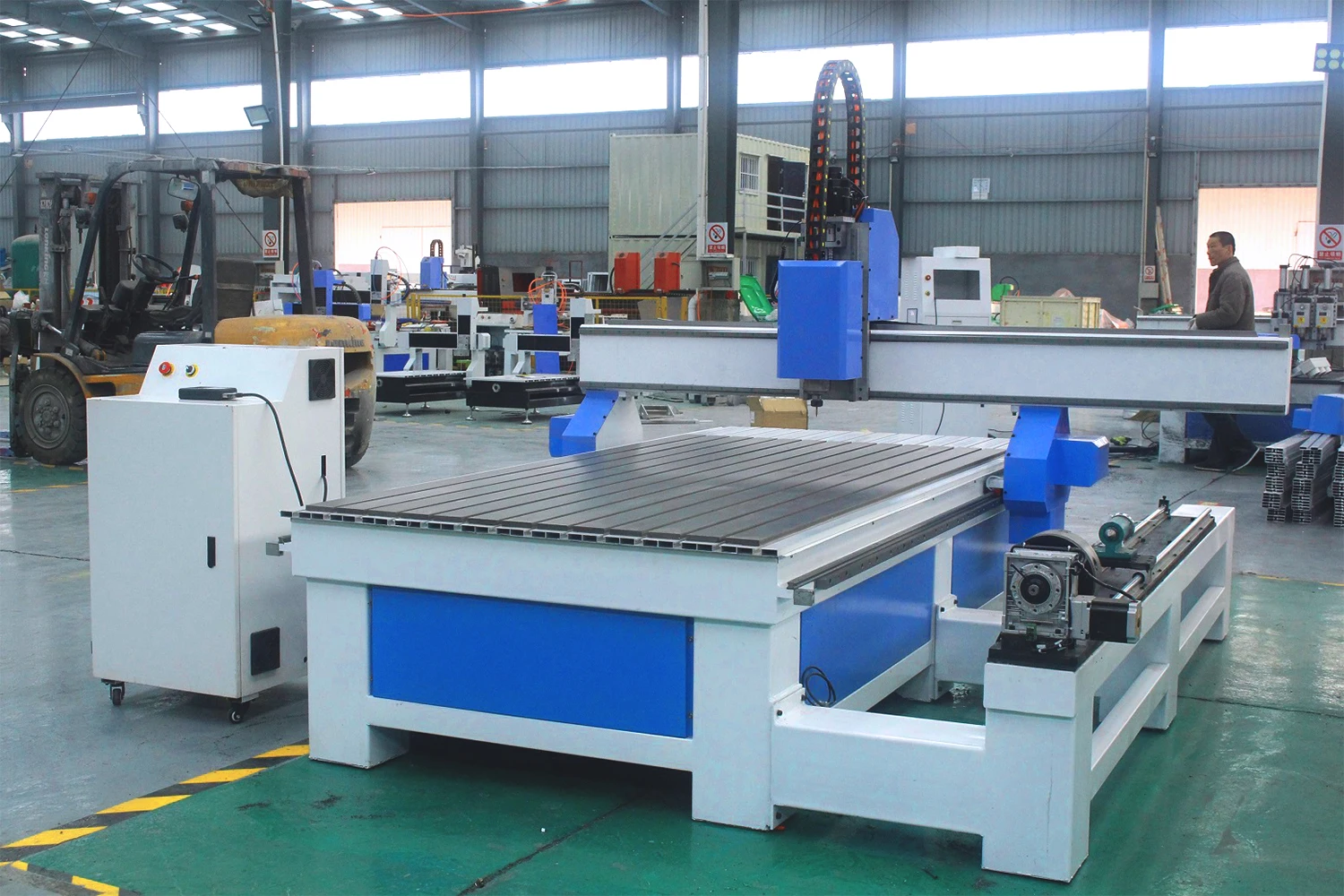 Best Price 4 aixs 1530 wood router cnc with vacuum table with Rotation axis for wood mdf and Acrylic