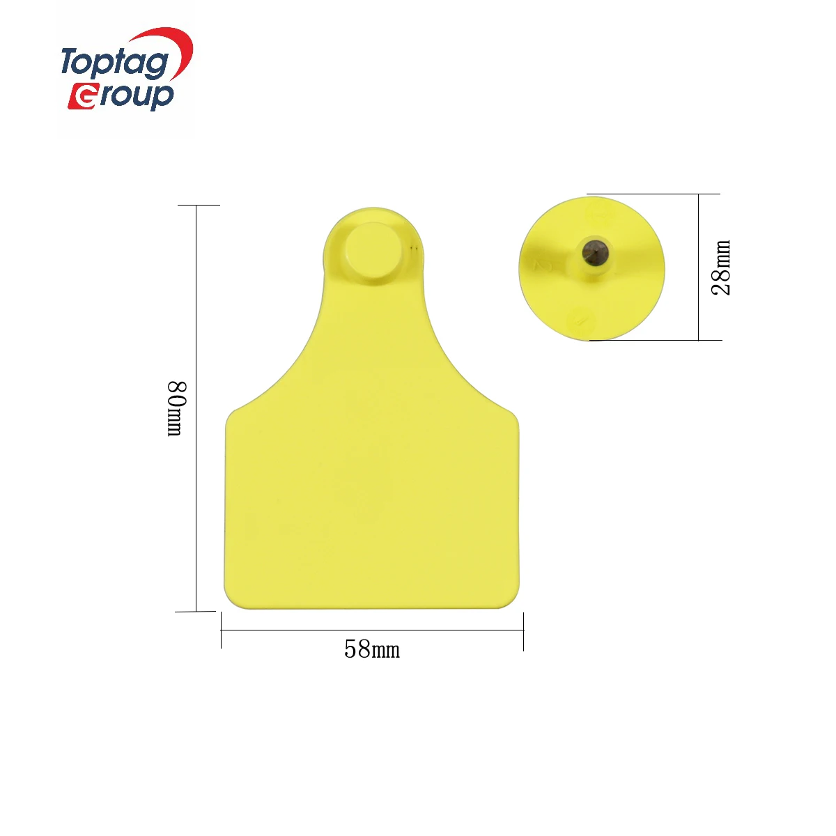 Punching mold ear tag  TPU Material ear animal  rfid tag